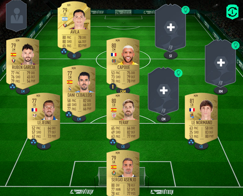 final four sbc alternative fut 23