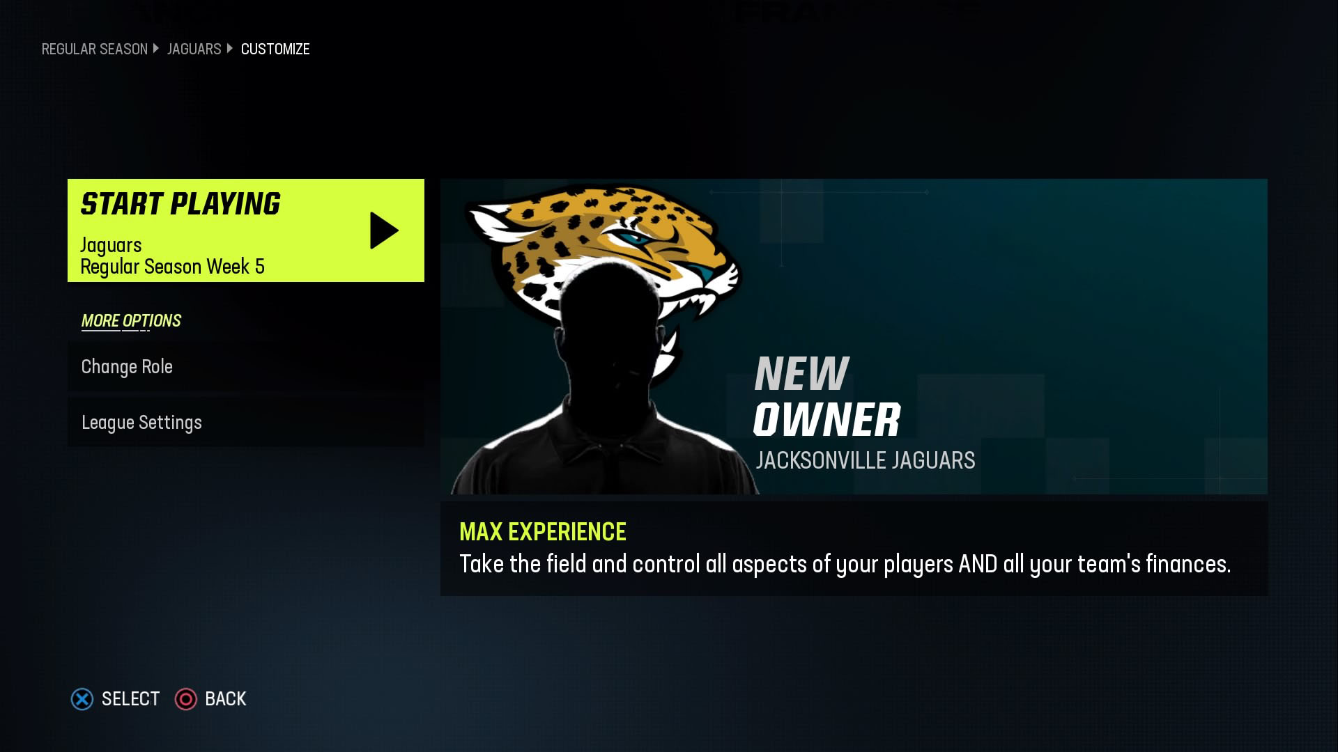 Madden 23 choosing your owner