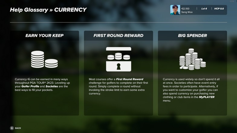 ea sports pga tour how to earn coins