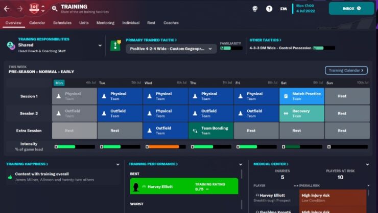 Football Manager 2023 Training Schedules Guide | DiamondLobby