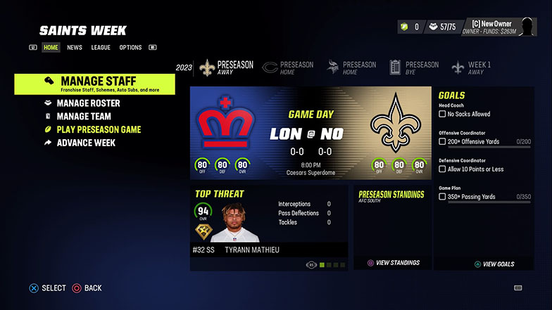 New team in Madden 23