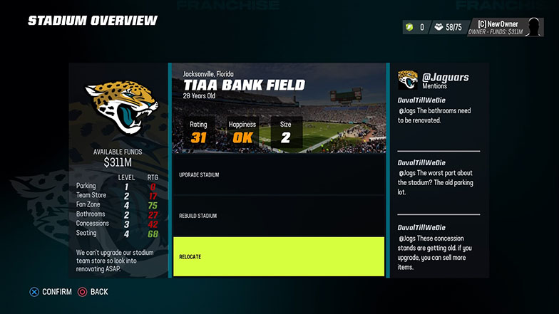 Madden 23 stadium overview