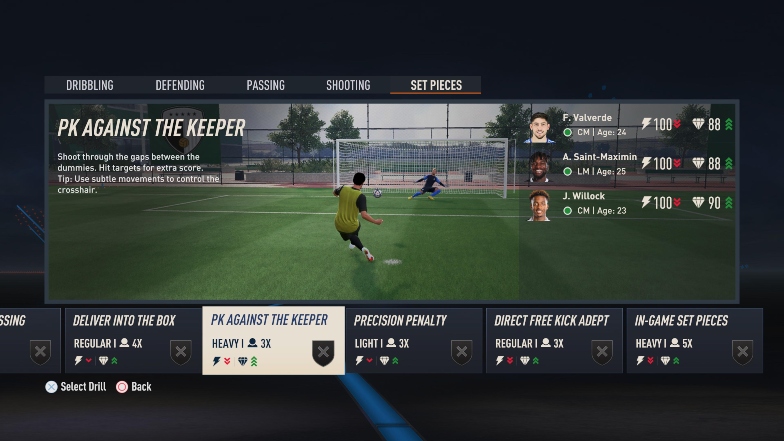 pk against the keeper fifa 23 career