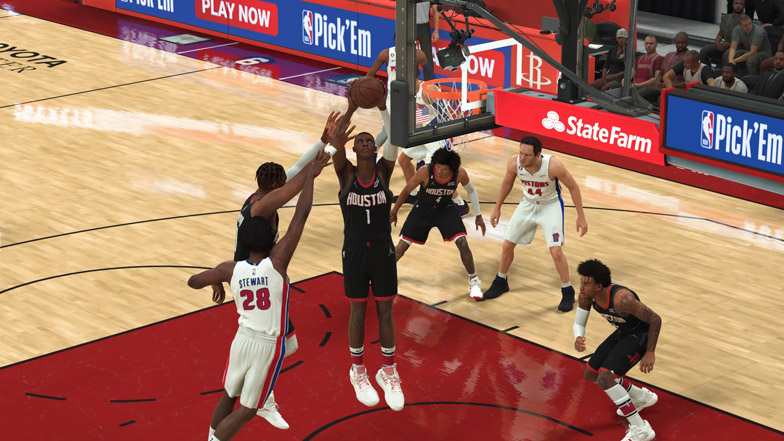 NBA 2K24  2KDB Ruby Jabari Smith Jr. (87) Complete Stats