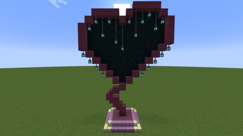 Heart statue