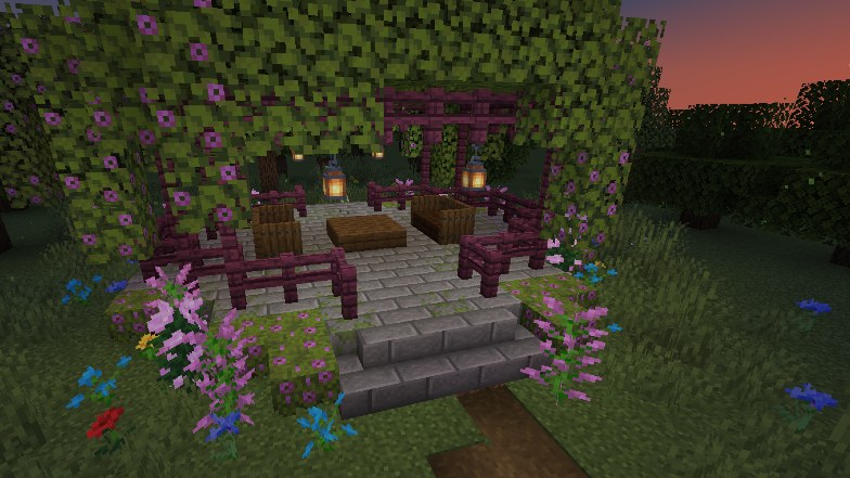 Romantic gazebo Minecraft