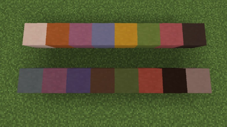 Terracotta colors