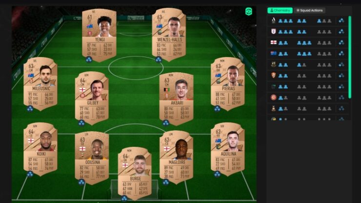 The Best Bronze Team With Full Chemistry In Fifa Ultimate Team