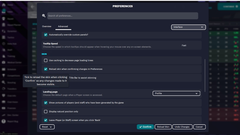 how to apply changes FM23