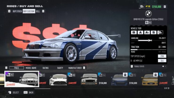How To Get The Bmw M3 Gtr In Need For Speed Unbound