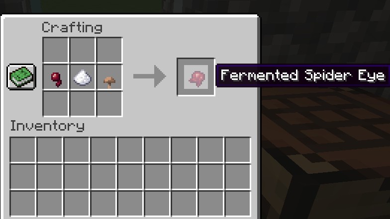 How to Make a Fermented Spider Eye in Minecraft