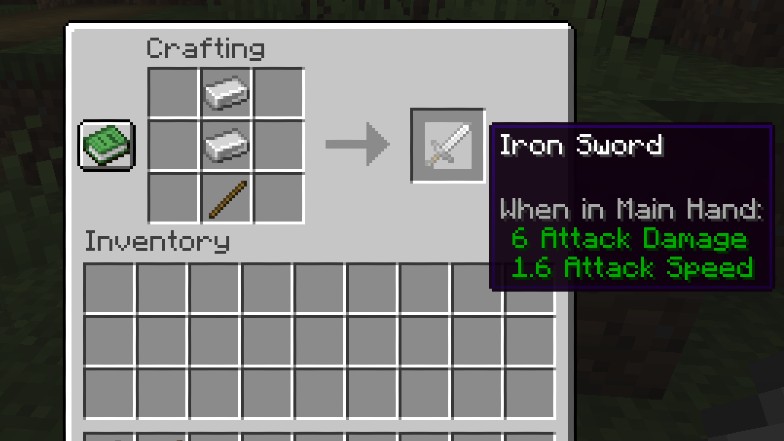 Iron Sword Recipe