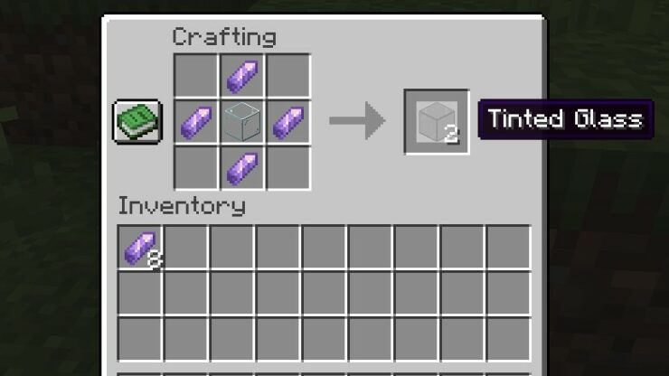 How to Make Tinted Glass in Minecraft | DiamondLobby