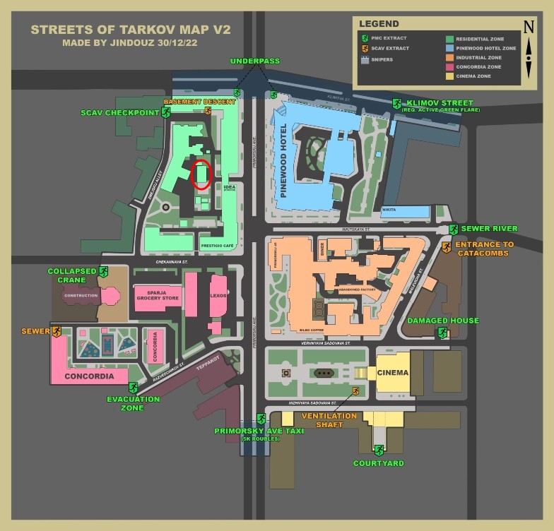 Escape from Tarkov Streets of Tarkov Map scaled 1