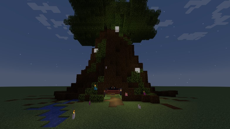 Minecraft Tree Temple
