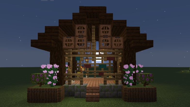 Minecraft Wooden Temple