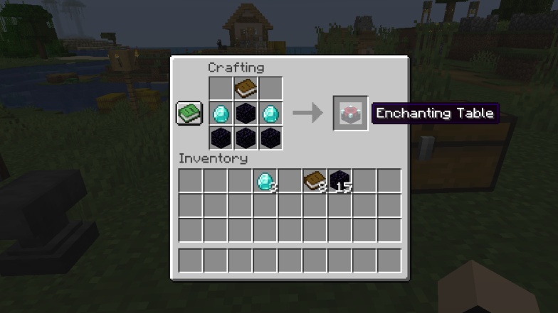 Enchantment Table Recipe