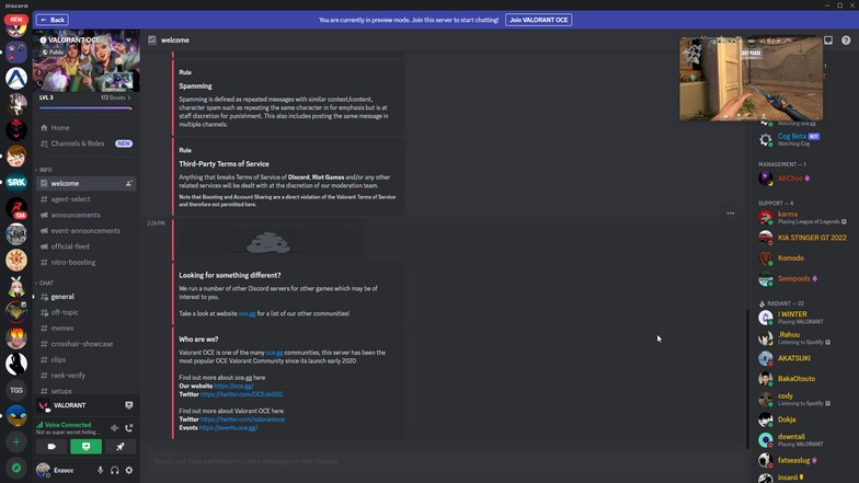 Discord de Valorant BR
