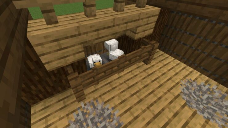 How To Build A Chicken Coop In Minecraft Diamondlobby