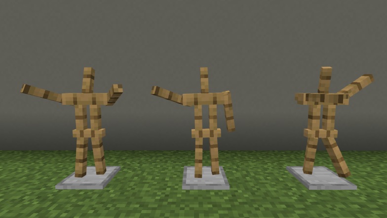 Armor stands can hold items in the Bedrock Edition of Minecraft! #mine