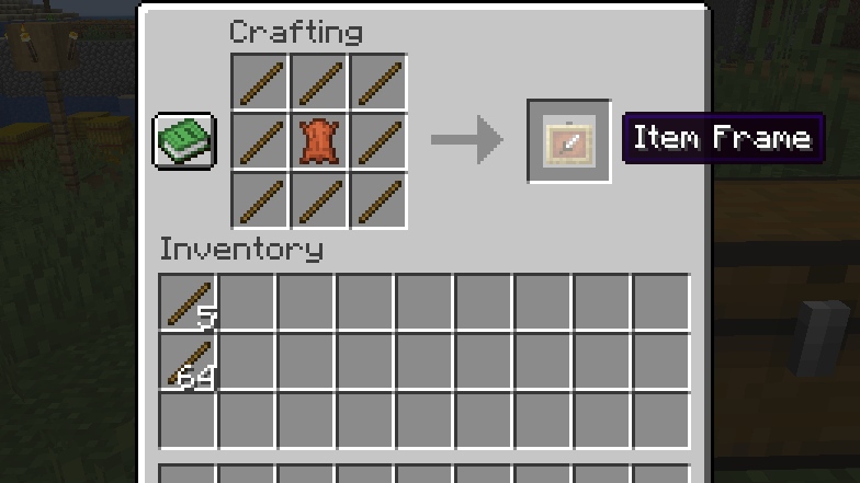 how-to-make-an-item-frame-in-minecraft-diamondlobby