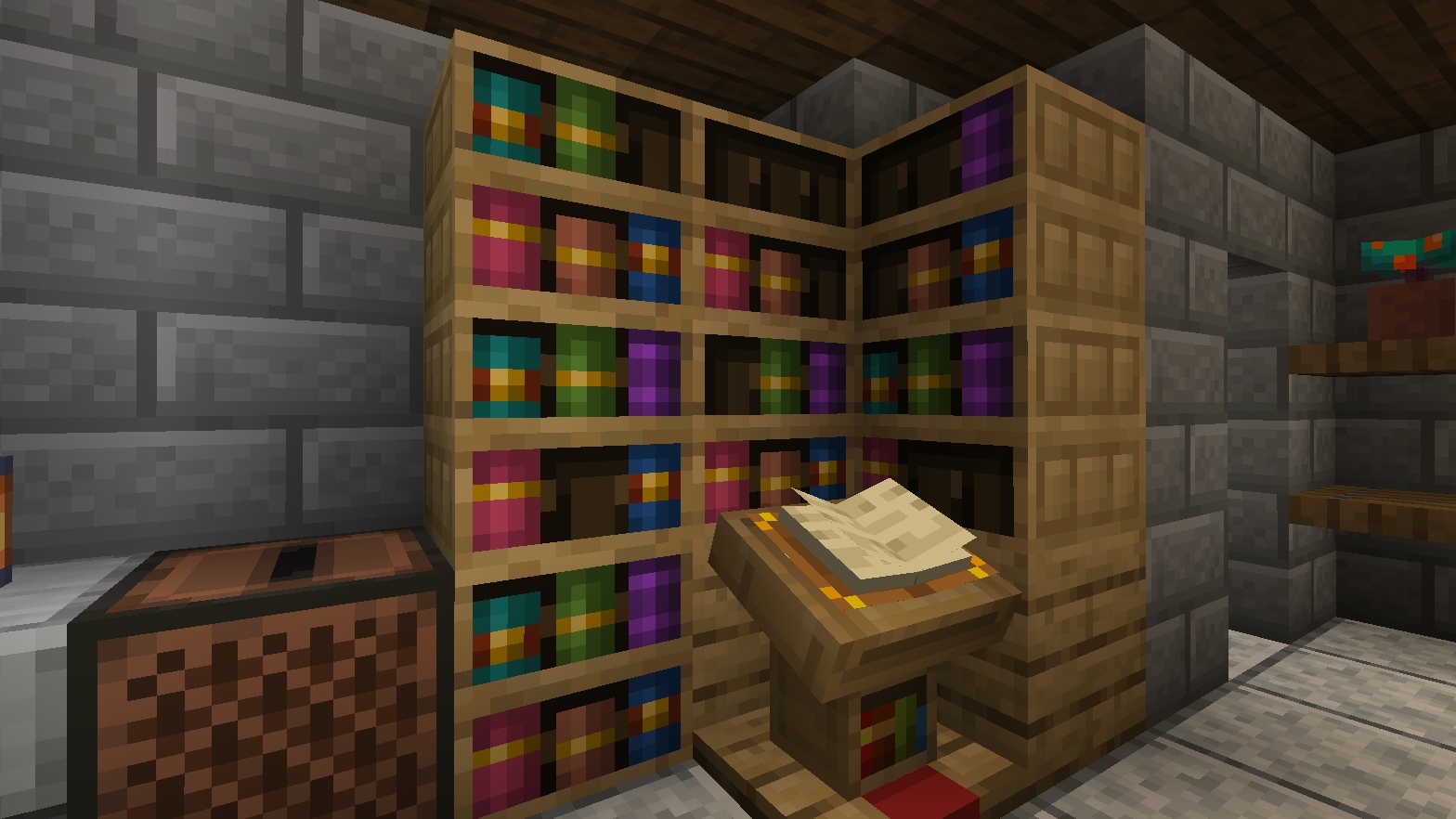 How to Make Chiseled Bookshelves in Minecraft | DiamondLobby