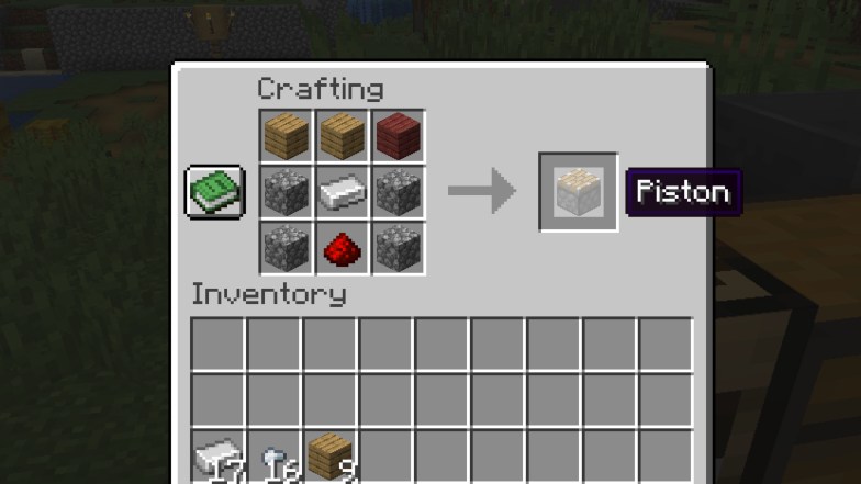 How To Make A Piston In Minecraft Diamondlobby 
